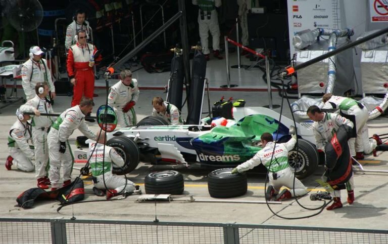 Honda pit stop, Malaysia F1 GP 2008