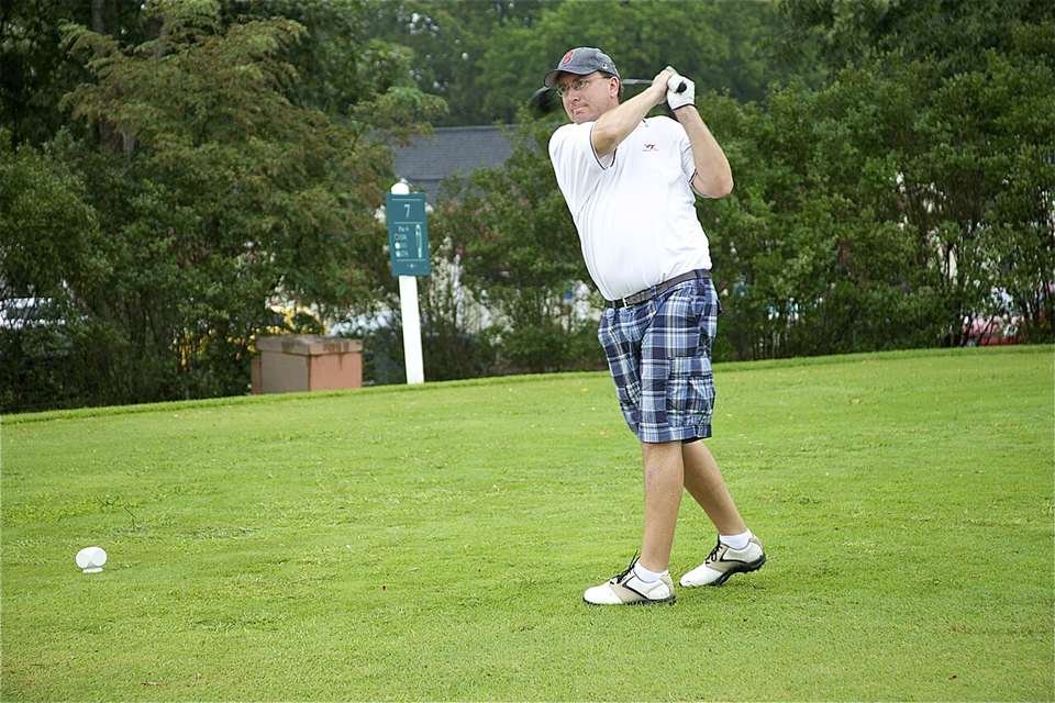 GCC Golf Tournament Player tees off