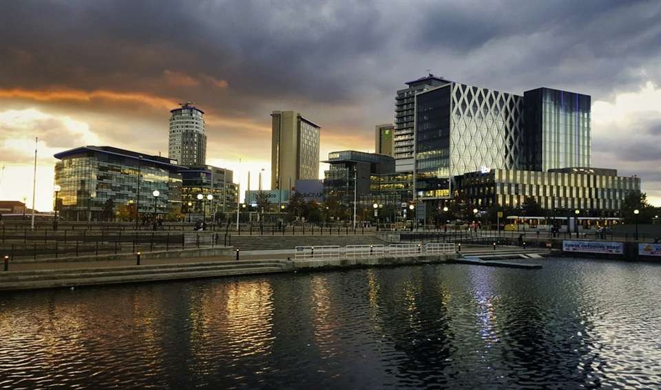 Resebild från Manchester.