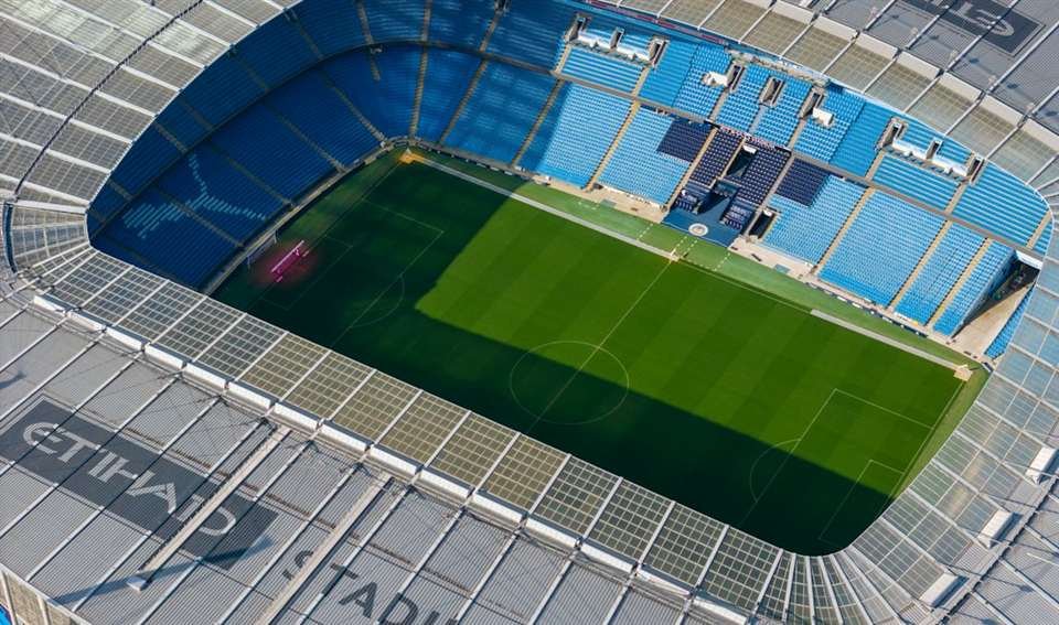 Arkivbild av Etihad Stadium.