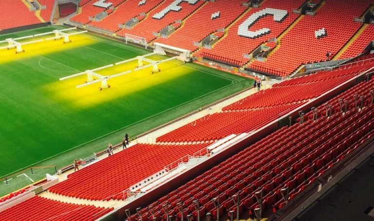 Arkivbild av Anfield.